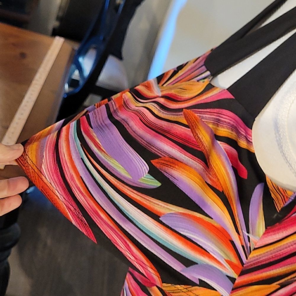 Slinky Brand Size Small Colorful Tank Dress - Picture 3 of 10